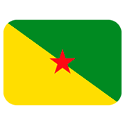 🇬🇫 Emoji Bandeira: Guiana Francesa na Twitter Twemoji 2.0.