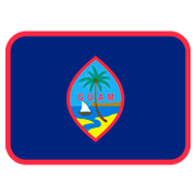 🇬🇺 Emoji Bandera: Guam en Twitter Twemoji 2.0.