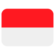 🇮🇩 Emoji Bandera: Indonesia en Twitter Twemoji 2.0.