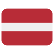 🇱🇻 Emoji Bandera: Letonia en Twitter Twemoji 2.0.