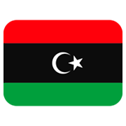 🇱🇾 Emoji Bandeira: Líbia na Twitter Twemoji 2.0.