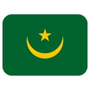 Émoji 🇲🇷 Drapeau : Mauritanie sur Twitter Twemoji 2.0.