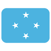 🇫🇲 Emoji Bandeira: Micronésia na Twitter Twemoji 2.0.