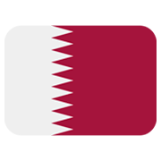 Emoji 🇶🇦 Bandiera: Qatar su Twitter Twemoji 2.0.