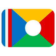 Emoji 🇷🇪 Bandiera: Riunione su Twitter Twemoji 2.0.