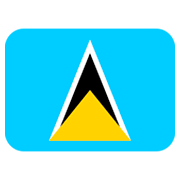 Emoji 🇱🇨 Bandiera: Saint Lucia su Twitter Twemoji 2.0.