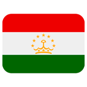 🇹🇯 Emoji Bandera: Tayikistán en Twitter Twemoji 2.0.