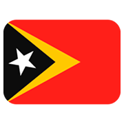 🇹🇱 Emoji Flagge: Timor-Leste Twitter Twemoji 2.0.