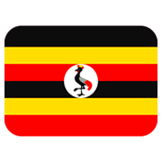 🇺🇬 Emoji Bandera: Uganda en Twitter Twemoji 2.0.
