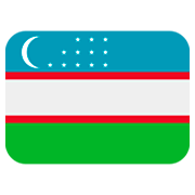 🇺🇿 Emoji Bandera: Uzbekistán en Twitter Twemoji 2.0.