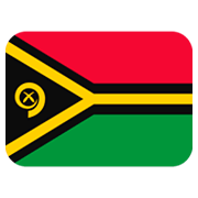 🇻🇺 Emoji Bandera: Vanuatu en Twitter Twemoji 2.0.