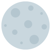 Émoji 🌕 Pleine Lune sur Twitter Twemoji 2.0.