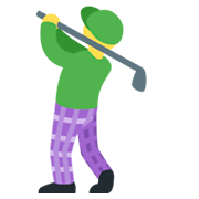 Emoji 🏌️ Persona Che Gioca A Golf su Twitter Twemoji 2.0.