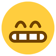 😁 Emoji Cara Radiante Con Ojos Sonrientes en Twitter Twemoji 2.0.