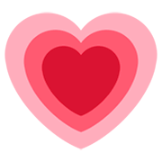 💗 Emoji Corazón Creciente en Twitter Twemoji 2.0.