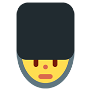 Emoji 💂 Guardia su Twitter Twemoji 2.0.