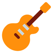 🎸 Emoji Guitarra en Twitter Twemoji 2.0.