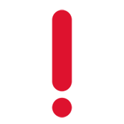 Emoji ❗ Punto Esclamativo Rosso su Twitter Twemoji 2.0.