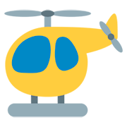 🚁 Emoji Helicóptero na Twitter Twemoji 2.0.