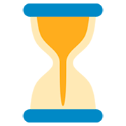 ⏳ Emoji Reloj De Arena Con Tiempo en Twitter Twemoji 2.0.