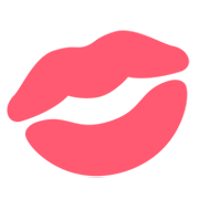 Emoji 💋 Impronta Della Bocca su Twitter Twemoji 2.0.
