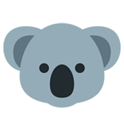 🐨 Emoji Koala Twitter Twemoji 2.0.