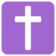 ✝️ Emoji römisches Kreuz Twitter Twemoji 2.0.