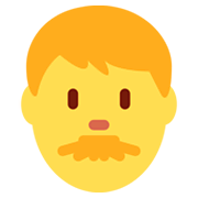 👨 Emoji Hombre en Twitter Twemoji 2.0.