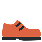 👞 Emoji Sapato Masculino na Twitter Twemoji 2.0.
