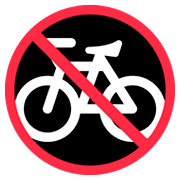 🚳 Emoji Bicicletas Prohibidas en Twitter Twemoji 2.0.