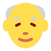 👴 Emoji Anciano en Twitter Twemoji 2.0.