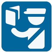 Emoji 🛂 Simbolo Del Controllo Passaporti su Twitter Twemoji 2.0.