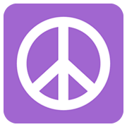 Emoji ☮️ Simbolo Della Pace su Twitter Twemoji 2.0.