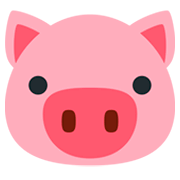 🐷 Emoji Schweinegesicht Twitter Twemoji 2.0.