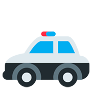 Émoji 🚓 Voiture De Police sur Twitter Twemoji 2.0.