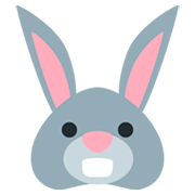 🐰 Emoji Cara De Conejo en Twitter Twemoji 2.0.