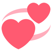 💞 Emoji Corações Girando na Twitter Twemoji 2.0.