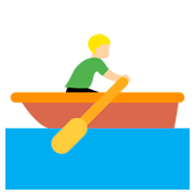 Emoji 🚣🏼 Persona In Barca A Remi: Carnagione Abbastanza Chiara su Twitter Twemoji 2.0.