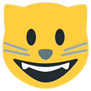 Emoji 😺 Gatto Che Sorride su Twitter Twemoji 2.0.