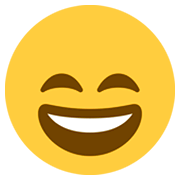 Emoji 😄 Faccina Con Sorriso E Occhi Sorridenti su Twitter Twemoji 2.0.