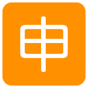 Emoji 🈸 Ideogramma Giapponese Di “Candidatura” su Twitter Twemoji 2.0.