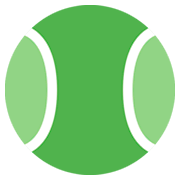 Emoji 🎾 Tennis su Twitter Twemoji 2.0.