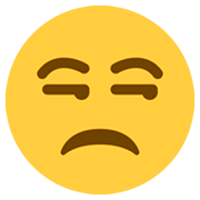 😒 Emoji verstimmtes Gesicht Twitter Twemoji 2.0.