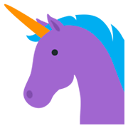 🦄 Emoji Unicornio en Twitter Twemoji 2.0.