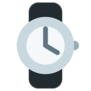 ⌚ Emoji Reloj en Twitter Twemoji 2.0.