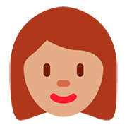 👩🏽 Emoji Frau: mittlere Hautfarbe Twitter Twemoji 2.0.
