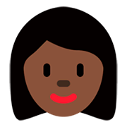 👩🏿 Emoji Mujer: Tono De Piel Oscuro en Twitter Twemoji 2.0.