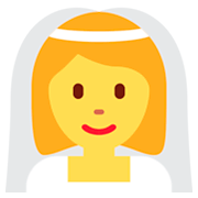 👰 Emoji Person mit Schleier Twitter Twemoji 2.2.2.