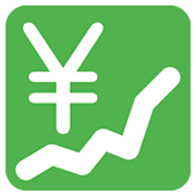 💹 Emoji steigender Trend mit Yen-Zeichen Twitter Twemoji 2.2.2.