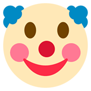 🤡 Emoji Clown-Gesicht Twitter Twemoji 2.2.2.